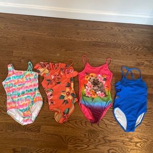 LOT girls 10-12 bathing suits. Brand new- never worn.